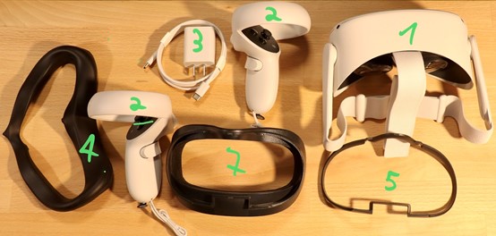 הפעלת משקפי מציאות מדומה VR
